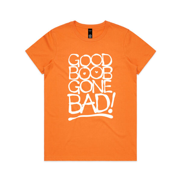 GOOD BOOB GONE BAD <br> Relax Fit Crew Neck Tee Thumbnail