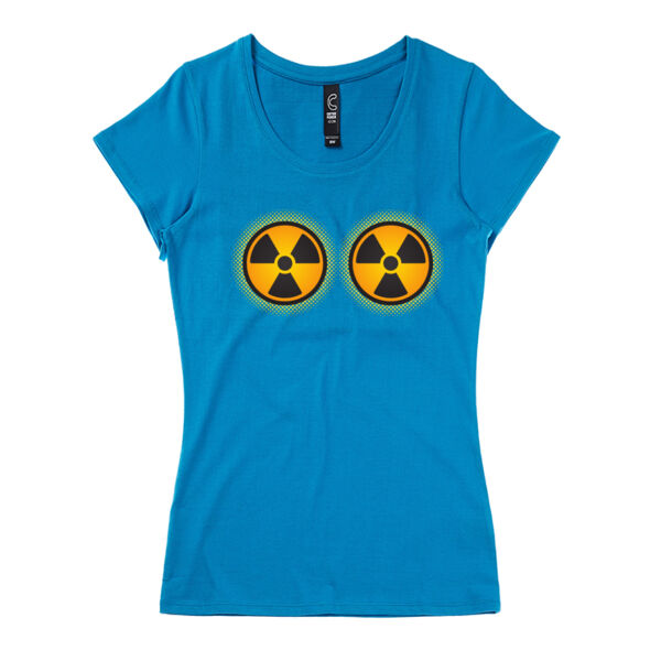 RADIOACTIVE BOOBS <br> Form Fit Scoop Neck Tee Thumbnail