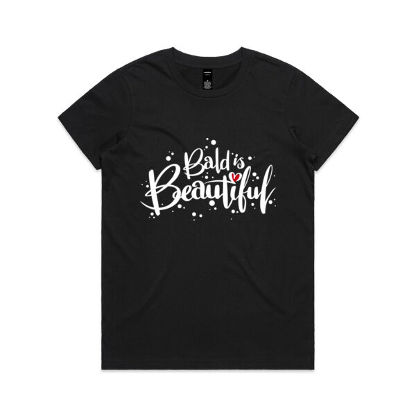 BALD IS BEAUTIFUL <br> Relax Fit Crew Neck Tee Thumbnail