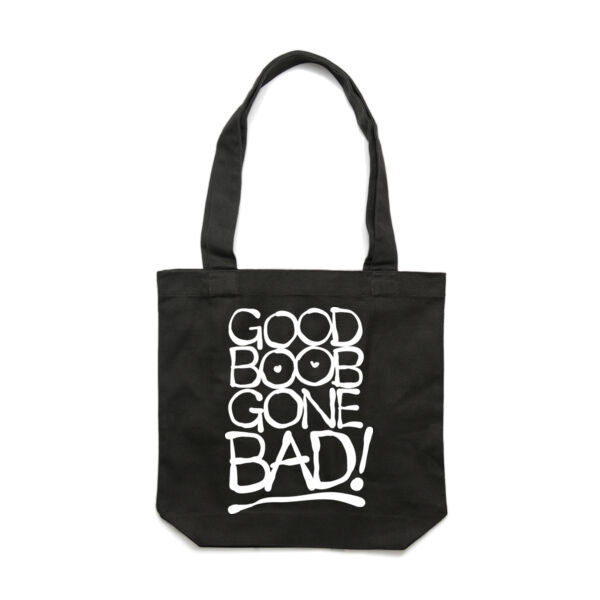 GOOD BOOB GONE BAD <br> Cotton Canvas Tote Thumbnail