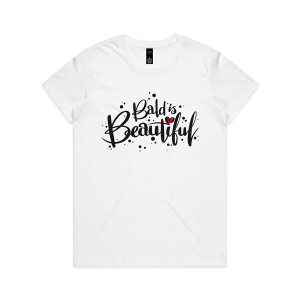 BALD IS BEAUTIFUL <br> Relax Fit Crew Neck Tee Thumbnail