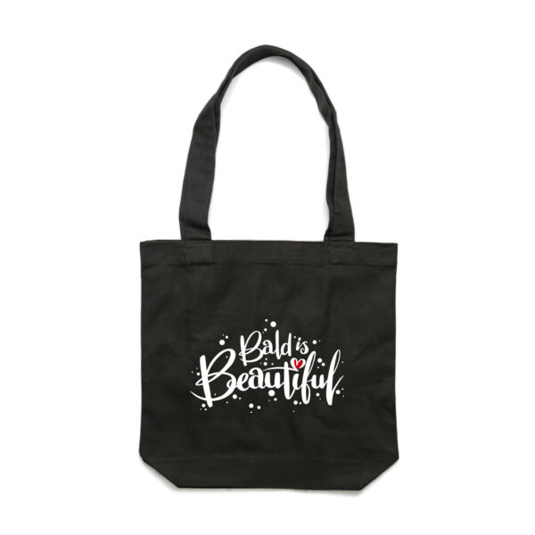 BALD IS BEAUTIFUL <br> Cotton Canvas Tote Thumbnail