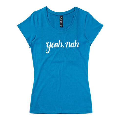 YEAH, NAH <br> Form Fit Scoop Neck Tee Thumbnail