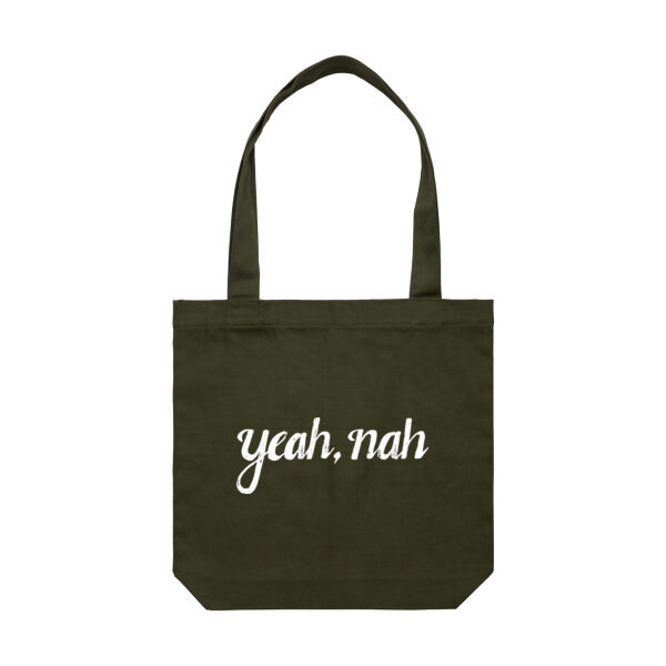 YEAH, NAH <br> Cotton Canvas Tote Thumbnail