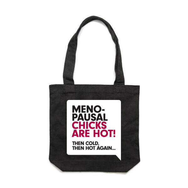 SPEAKY: HOT CHICKS <br> Cotton Canvas Tote Thumbnail