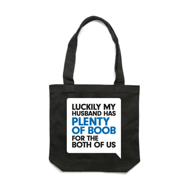 SPEAKY: HUBBY <br> Cotton Canvas Tote Thumbnail