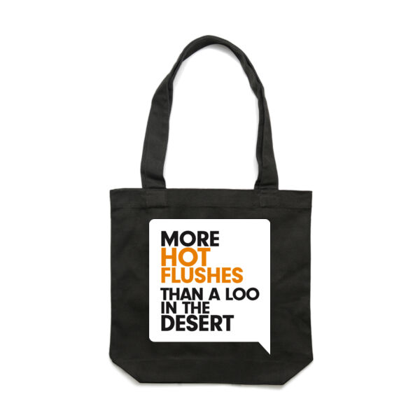 SPEAKY: HOT FLUSHES <br> Cotton Canvas Tote Thumbnail