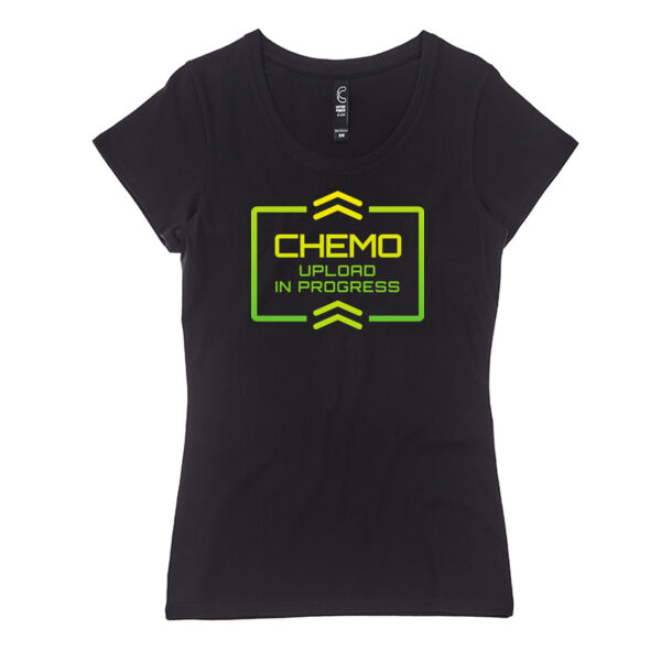 CHEMO UPLOAD <br> Form Fit Scoop Neck Tee Thumbnail