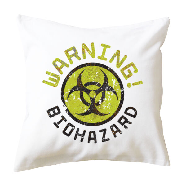 BIOHAZARD WARNING <br> Cushion Cover Thumbnail