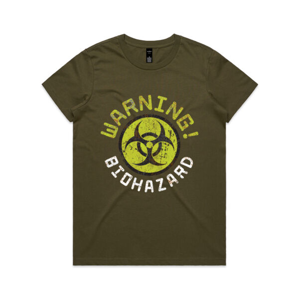 BIOHAZARD WARNING! <br> Relax Fit Crew Neck Tee Thumbnail