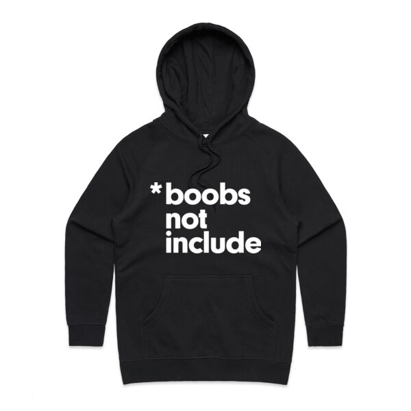 BOOBS NOT INCLUDED <br> Hoodie Thumbnail