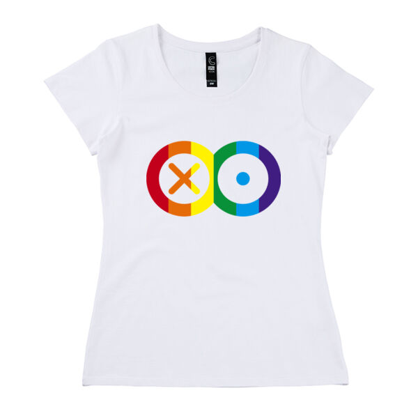 PRIDE ICON: RIGHT<br>Form Fit Scoop Neck Tee  Thumbnail