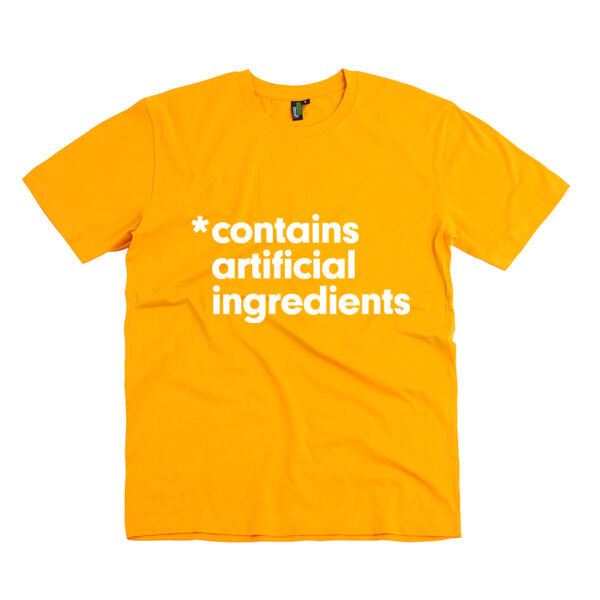 CONTAINS ARTIFICIAL INGREDIENTS<br>Unisex Crew Neck Tee Thumbnail