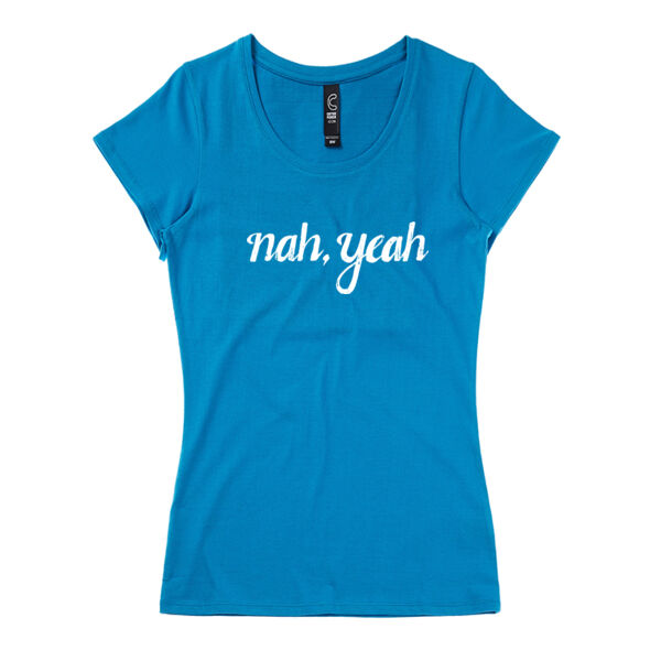 NAH, YEAH <br> Form Fit Scoop Neck Tee Thumbnail