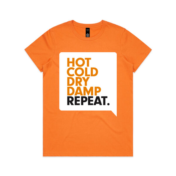 SPEAKY: HOT COLD <br> Relax Fit Crew Neck Tee Thumbnail