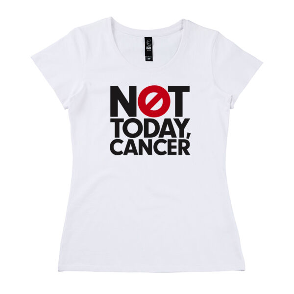 NOT TODAY, CANCER <br> Form Fit Scoop Neck Tee Thumbnail
